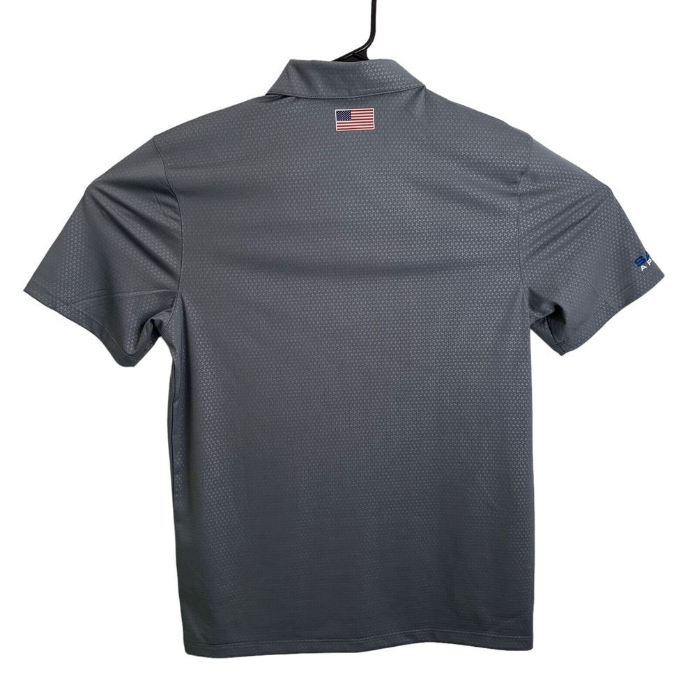Nike Golf Dri Fit Savage Apparel Golf Polo Men's Size‎ S Gray Blue Polyester - Picture 6 of 6